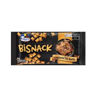 SALGADINHO DE TRIGO COSTELA NO BAFO PANCO BISNACK ESPECIAIS PACOTE 80G