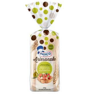 PÃO DE FORMA ALECRIM E AZEITE PANCO ARTESANALE PACOTE 350G