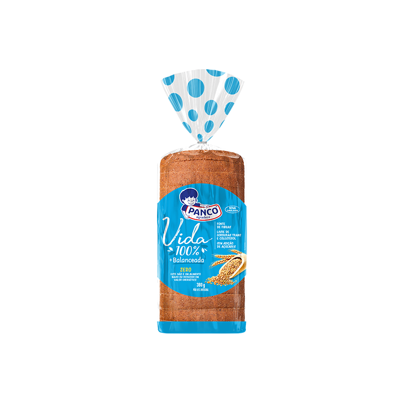 PÃO INTEGRAL PANCO VIDA PACOTE 380G