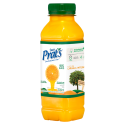 SUCO INTEGRAL LARANJA PRATS GARRAFA 300ML