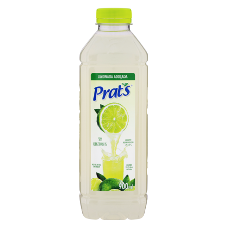 BEBIDA ADOÇADA LIMONADA PRATS GARRAFA 900ML