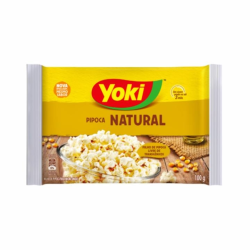 PIPOCA PARA MICRO-ONDAS NATURAL YOKI PACOTE 100G