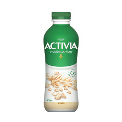 LEITE FERMENTADO PARCIALMENTE DESNATADO AVEIA ACTIVIA GARRAFA 800G
