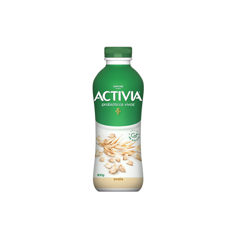LEITE FERMENTADO PARCIALMENTE DESNATADO AVEIA ACTIVIA GARRAFA 800G