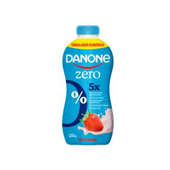 IOG LIQ DANONE ZRO LACT MORANGO 1,2KG EMB ECON