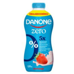 IOG LIQ DANONE ZRO LACT MORANGO 1,2KG EMB ECON