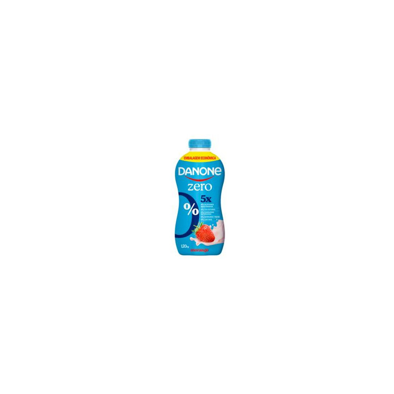 IOG LIQ DANONE ZRO LACT MORANGO 1,2KG EMB ECON