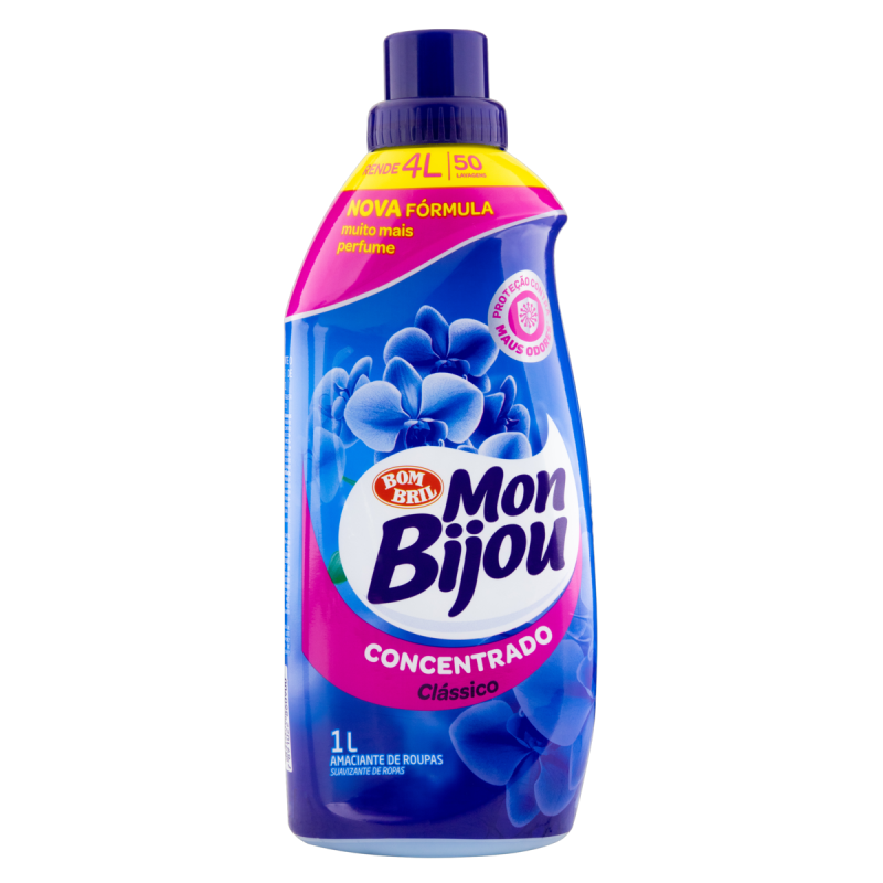 AMACIANTE DE ROUPA CONCENTRADO CLÁSSICO MON BIJOU FRASCO 1L