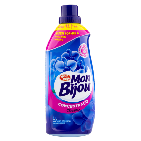 AMACIANTE DE ROUPA CONCENTRADO CLÁSSICO MON BIJOU FRASCO 1L