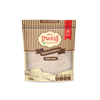 FAROFA DE MANDIOCA TRADICIONAL DGOIÁS PACOTE 250G