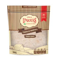 FAROFA DE MANDIOCA TRADICIONAL DGOIÁS PACOTE 250G