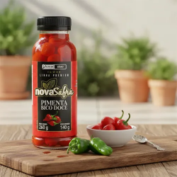 PIMENTA BICO DOCE NOVA SAFRA 140G