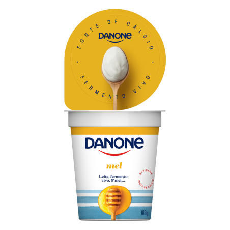 IOGURTE INTEGRAL MEL DANONE COPO 160G