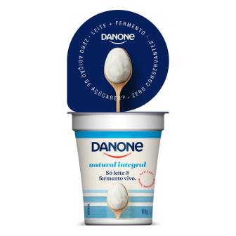 IOGURTE INTEGRAL NATURAL DANONE COPO 160G