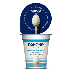 IOGURTE INTEGRAL NATURAL DANONE COPO 160G