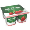 LEITE FERMENTADO INTEGRAL MORANGO ACTIVIA BANDEJA 340G 4 UNIDADES