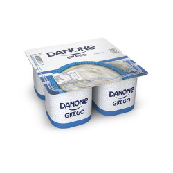 IOGURTE INTEGRAL GREGO ORIGINAL DANONE BANDEJA 340G 4 UNIDADES