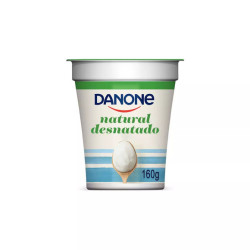 IOGURTE DESNATADO NATURAL DANONE COPO 160G