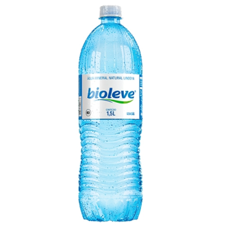 ÁGUA MINERAL NATURAL SEM GÁS BIOLEVE GARRAFA 1,5L