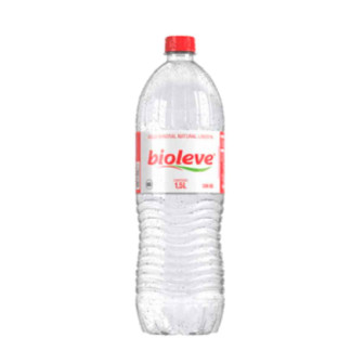 ÁGUA MINERAL NATURAL COM GÁS BIOLEVE GARRAFA 1,5L