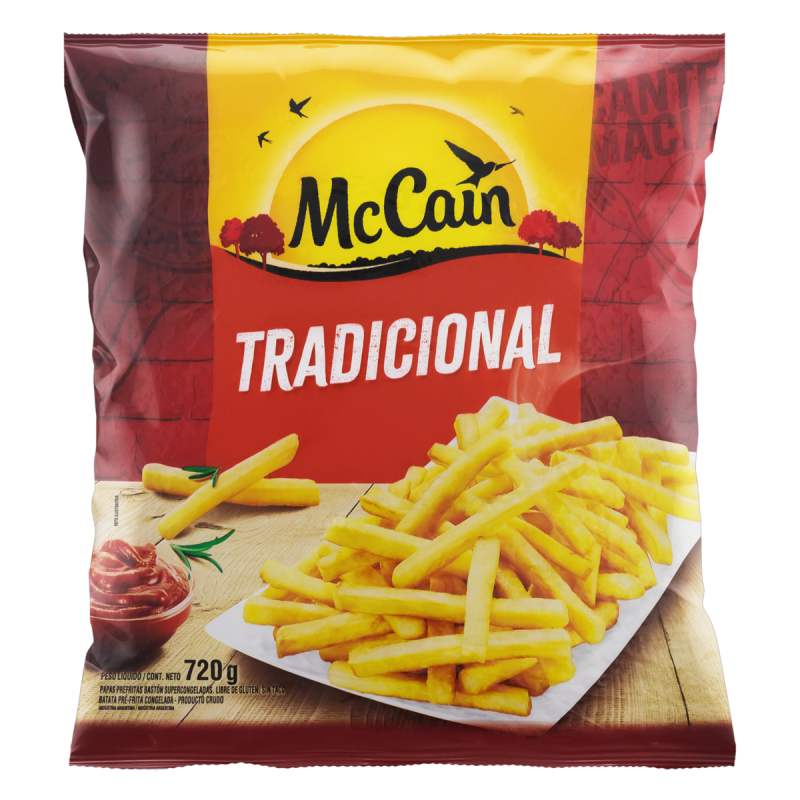 BATATA PRÉ-FRITA TRADICIONAL CONGELADA MCCAIN PACOTE 720G