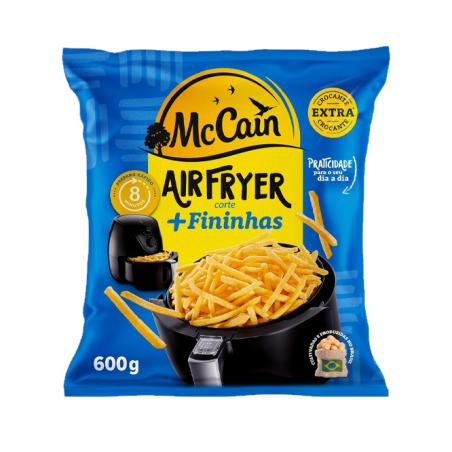 BATATA PRÉ-FRITA CRINKLE CONGELADA EXTRACROCANTE CLÁSSICA MCCAIN PACOTE 500G