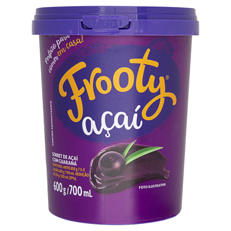 SORBET AÇAÍ FROOTY POTE 700ML