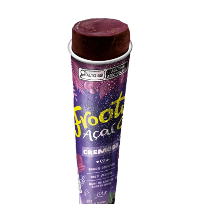CREME DE FRUTAS AÇAÍ COM GUARANÁ ORIGINAL FROOTY 80G