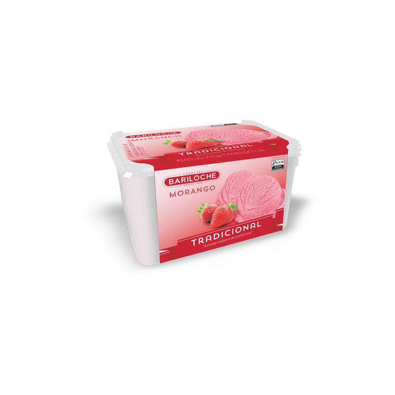 SORVETE BARILOCHE MORANGO 1,5L