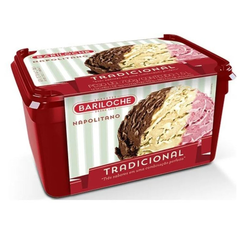 SORVETE NAPOLITANO PT 1,5LTRAD 4PTX1,5L