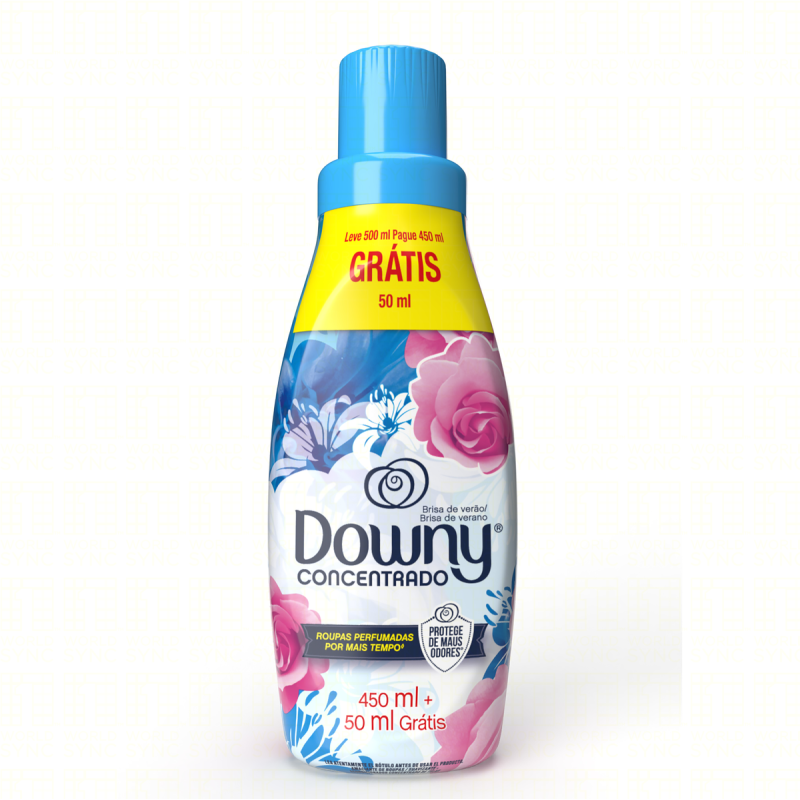 AMACIANTE DE ROUPA CONCENTRADO BRISA DE VERÃO DOWNY FRASCO 500ML