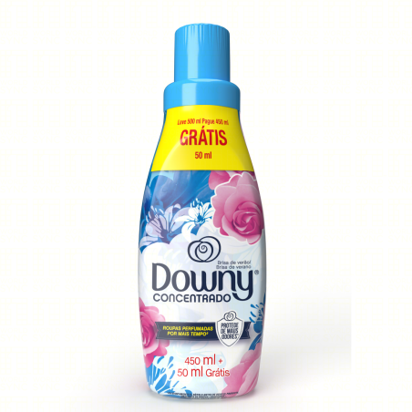 AMACIANTE DE ROUPA CONCENTRADO BRISA DE VERÃO DOWNY FRASCO 500ML