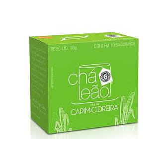 CHÁ CAPIM-CIDREIRA CHÁ LEÃO CAIXA 10G 10 UNIDADES