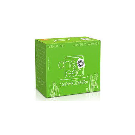 CHÁ CAPIM-CIDREIRA CHÁ LEÃO CAIXA 10G 10 UNIDADES