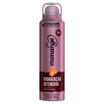 ANTITRANSPIRANTE AEROSSOL HIDRATAÇÃO INTENSIVA MONANGE 150ML SPRAY