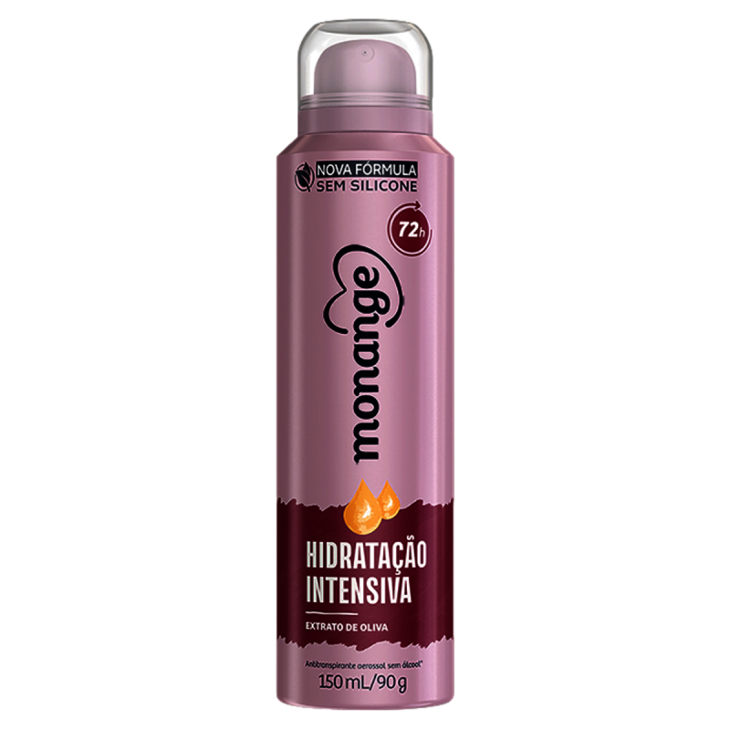 ANTITRANSPIRANTE AEROSSOL HIDRATAÇÃO INTENSIVA MONANGE 150ML SPRAY