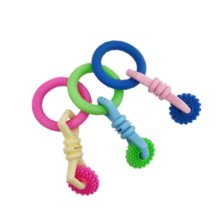 BRINQUEDO BORRACHA CIRCULO COM DISCO 17.5CM ZN0889