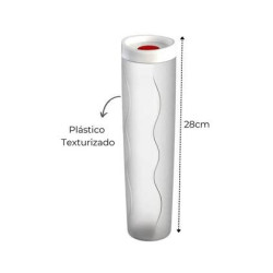 PORTA MACARRAO HERMETICO TPA BRANCO 950ML REF: 1286 - PANAMBY PLASTICO
