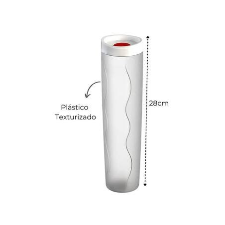 PORTA MACARRAO HERMETICO TPA BRANCO 950ML REF: 1286 - PANAMBY PLASTICO
