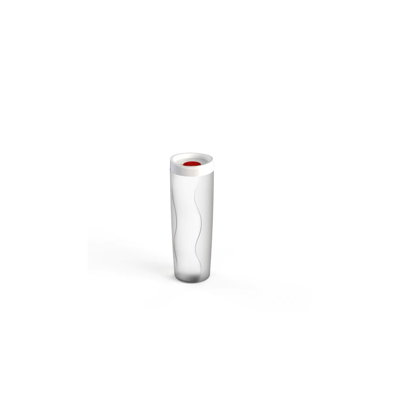 PORTA BISCOITO HERMETICO TPA BRANCA 600ML REF: 973 - PANAMBY PLASTICO