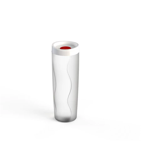 PORTA BISCOITO HERMETICO TPA BRANCA 600ML REF: 973 - PANAMBY PLASTICO