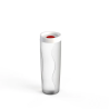 PORTA BISCOITO HERMETICO TPA BRANCA 600ML REF: 973 - PANAMBY PLASTICO