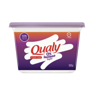 MARGARINA COM SAL LIGHT ZERO LACTOSE QUALY POTE 500G