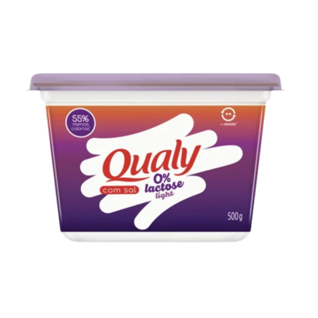 MARGARINA COM SAL LIGHT ZERO LACTOSE QUALY POTE 500G