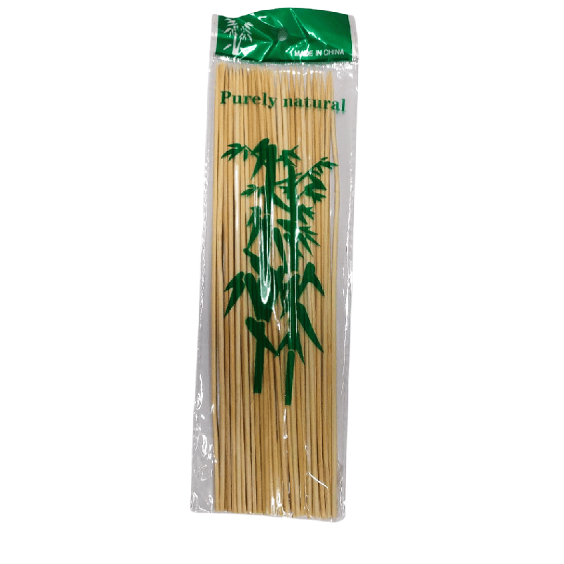 Palito de bambu fino para churrasco aprox 50palito ref4110