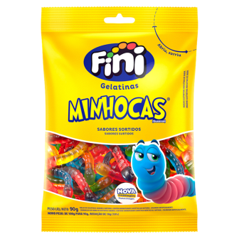 BALA DE GELATINA SORTIDA MINHOCAS FINI PACOTE 90G