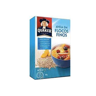 AVEIA EM FLOCOS FINOS QUAKER CAIXA 165G