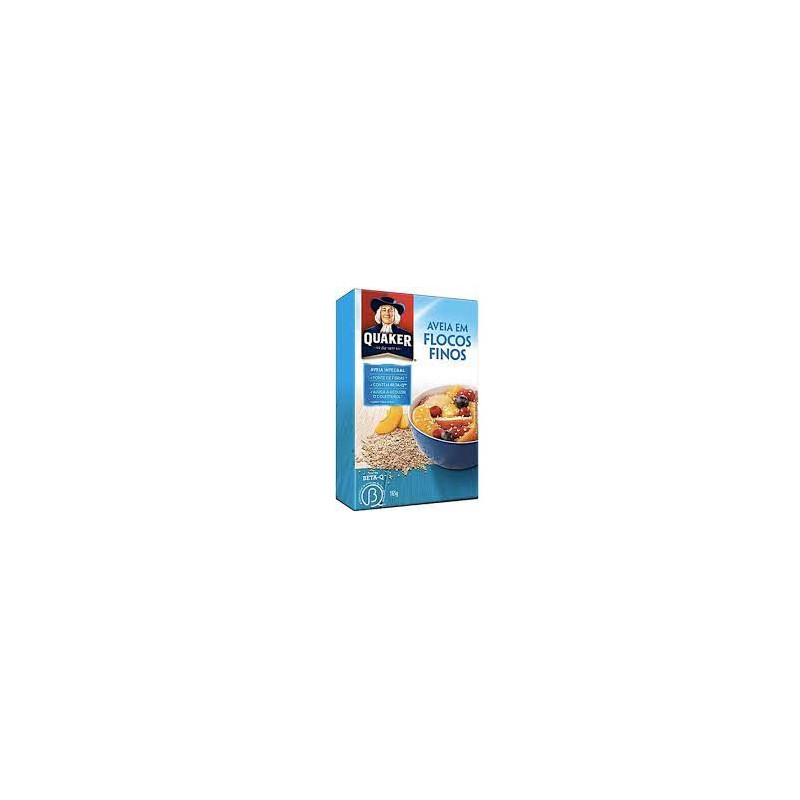 AVEIA EM FLOCOS FINOS QUAKER CAIXA 165G