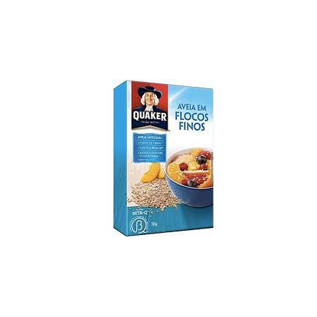 AVEIA EM FLOCOS FINOS QUAKER CAIXA 165G