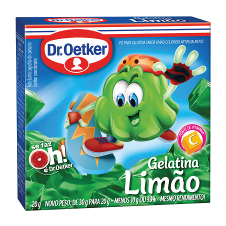 GELATINA DR.OETKER DE LIMAO 20G